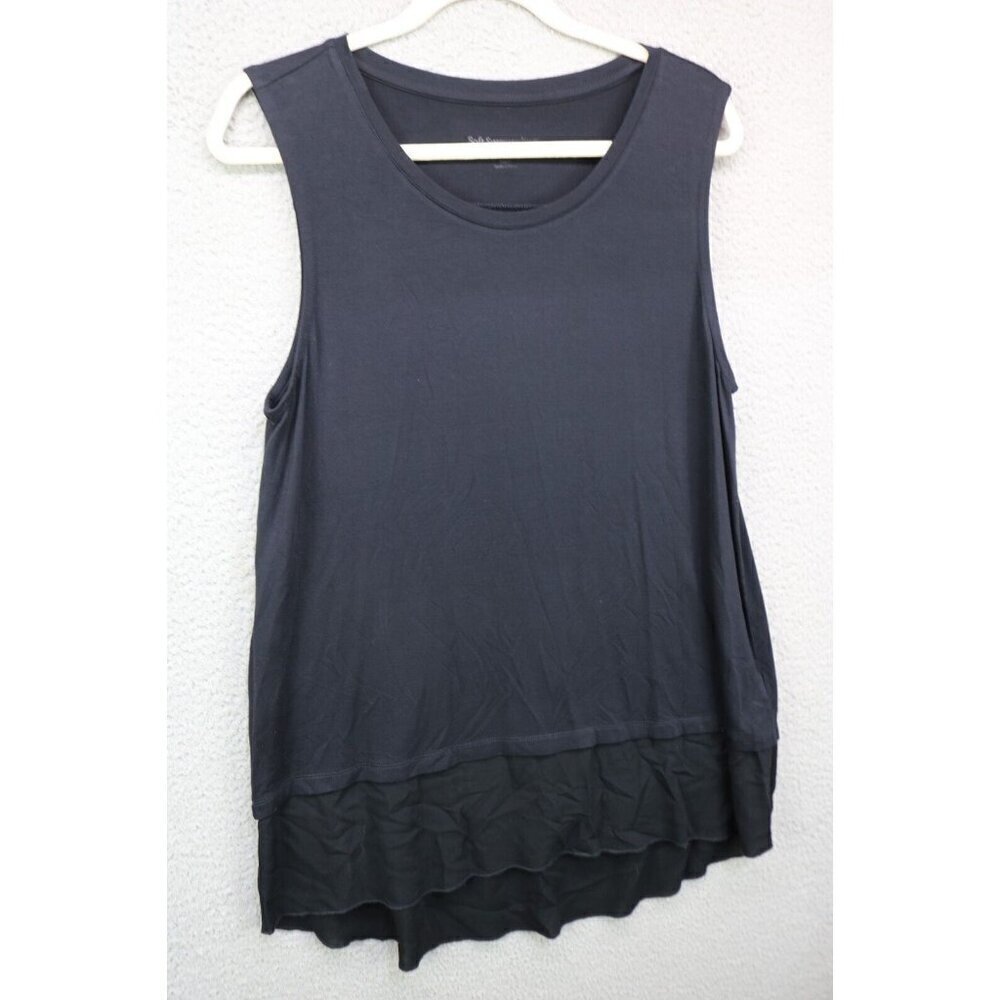 Soft Surroundings Sleeveless Black Tunic-Size Large